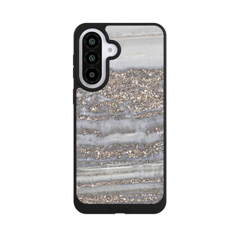 Galaxy A57 5G NIVOpure White Glitter Marble Look