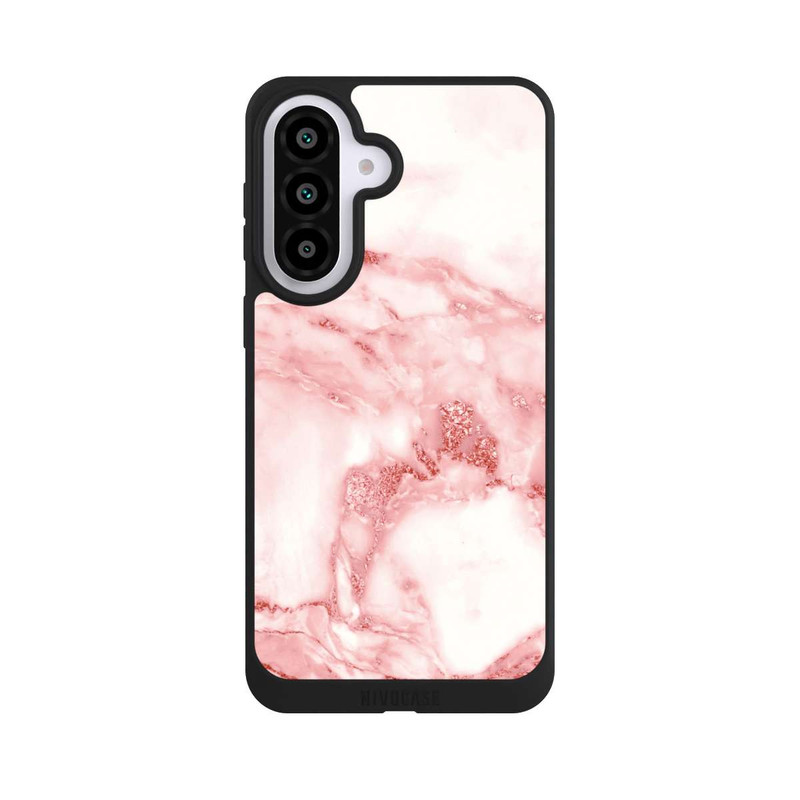 Galaxy A57 5G NIVOpure Marmor rosa und weiß