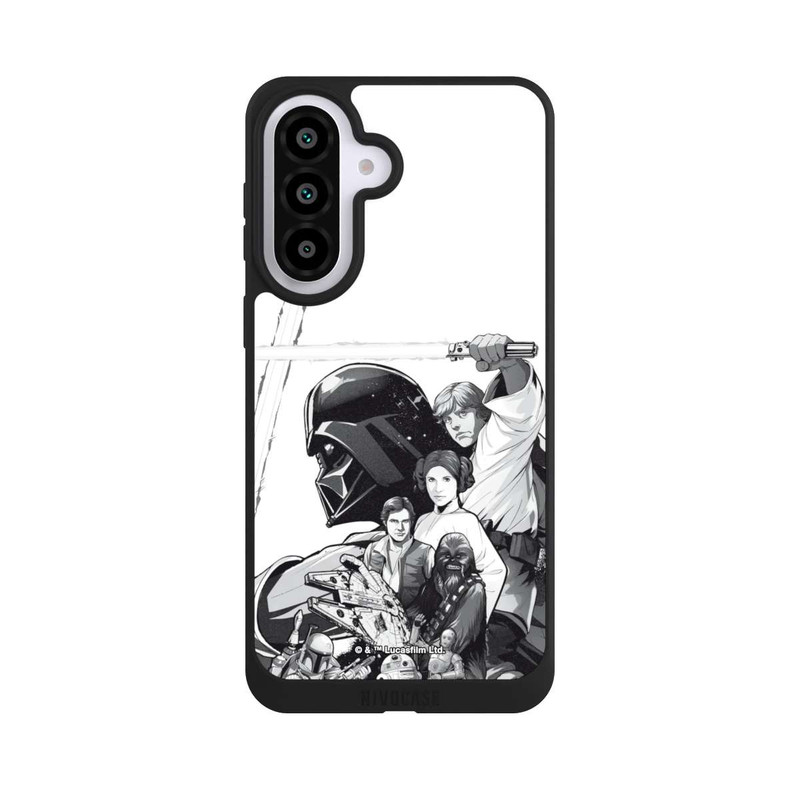Galaxy A57 5G NIVOpure Personnages StarWars - Noir et Blanc