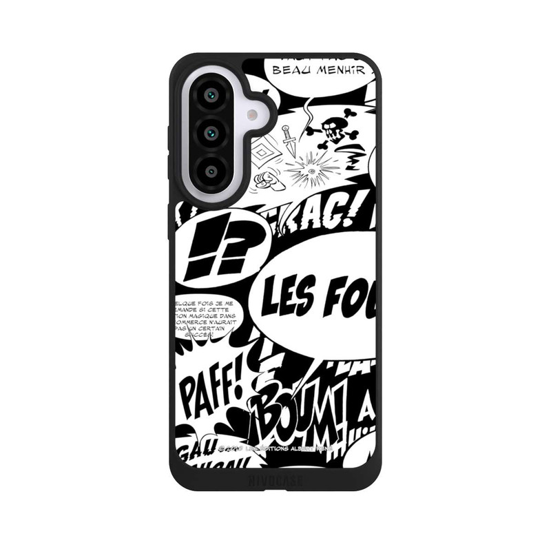 Galaxy A57 5G NIVOpure Sprechblasen Asterix Schwarz