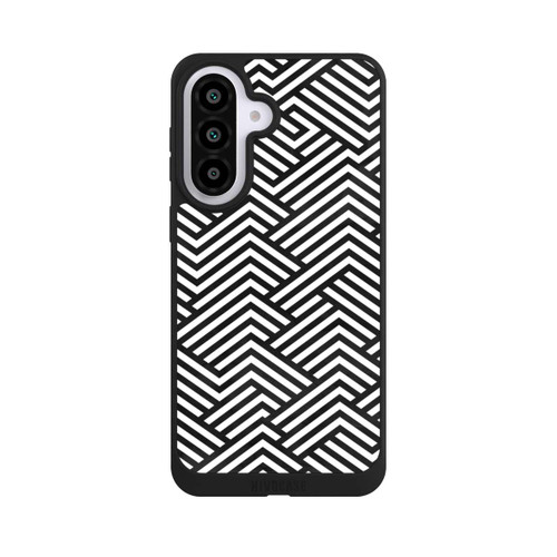 Samsung Galaxy A57 5G NIVOpure Schwarz und Weiß ZigZag