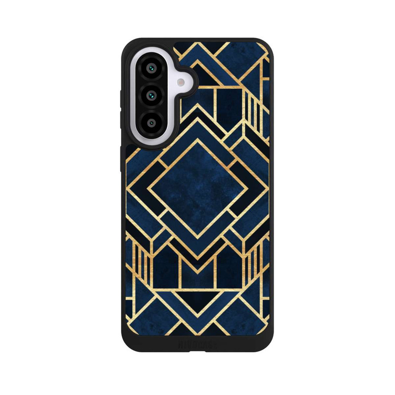 Galaxy A57 5G NIVOpure Impression Art Déco Bleu Or