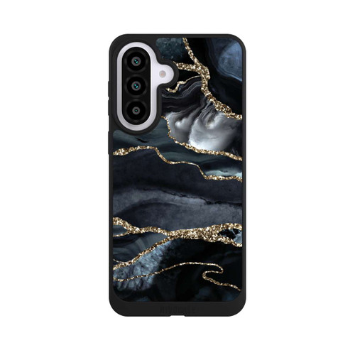 Samsung Galaxy A57 5G NIVOpure Dark Marble Gold Glitter Look