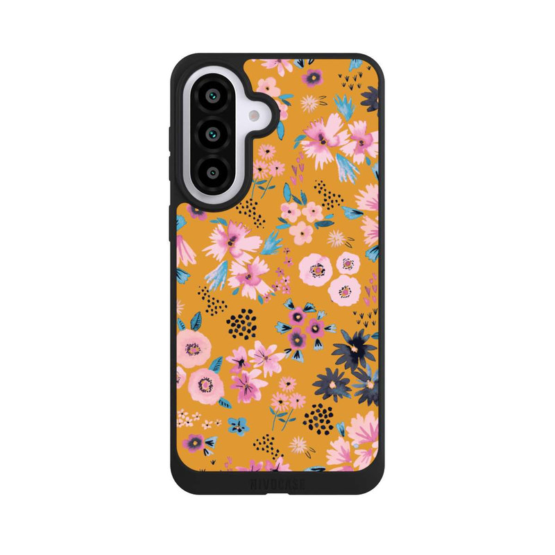 Galaxy A57 5G NIVOpure Petites Fleurs Jaune Moutarde