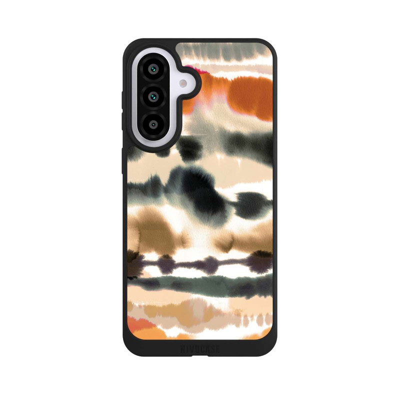 Galaxy A57 5G NIVOpure Weiche nautische Aquarelllinien Orange