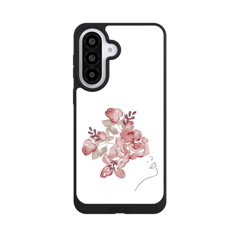 Galaxy A57 5G NIVOpure Line Art Woman face flowers
