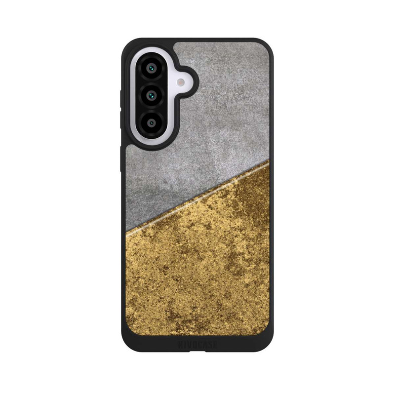 Galaxy A57 5G NIVOpure Beton und Goldlook
