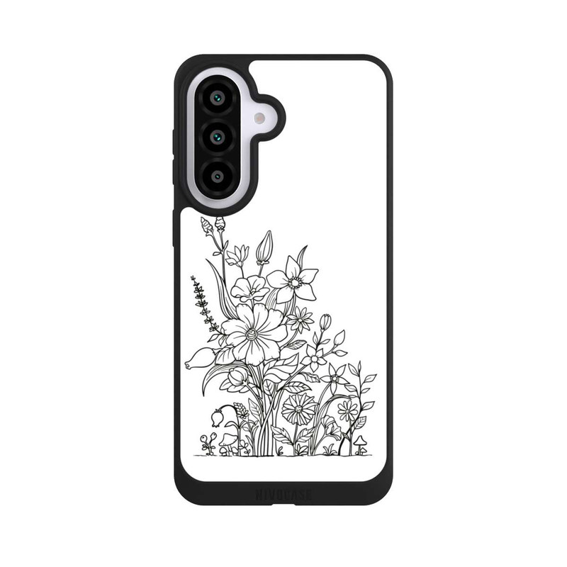 Galaxy A57 5G NIVOpure Fleurs Dessin au trait