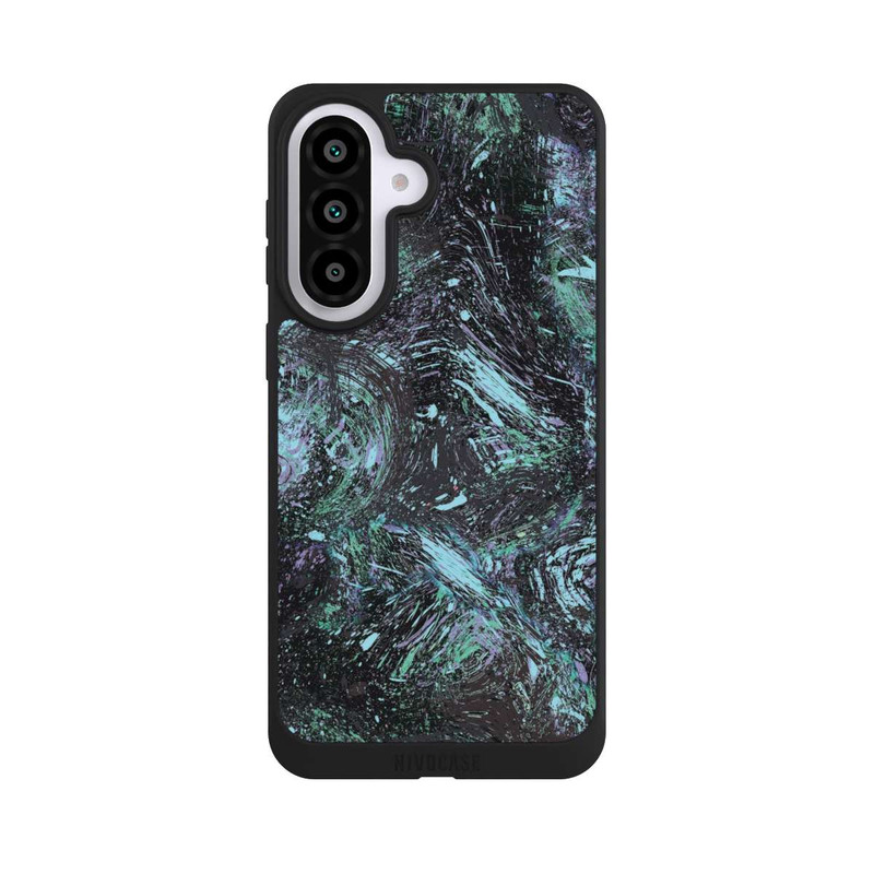 Galaxy A57 5G NIVOpure Abstrakt tropfender Staub lila