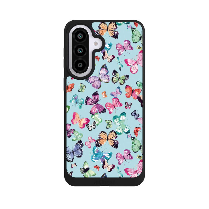 Galaxy A57 5G NIVOpure Butterflies Pink Orange Blue