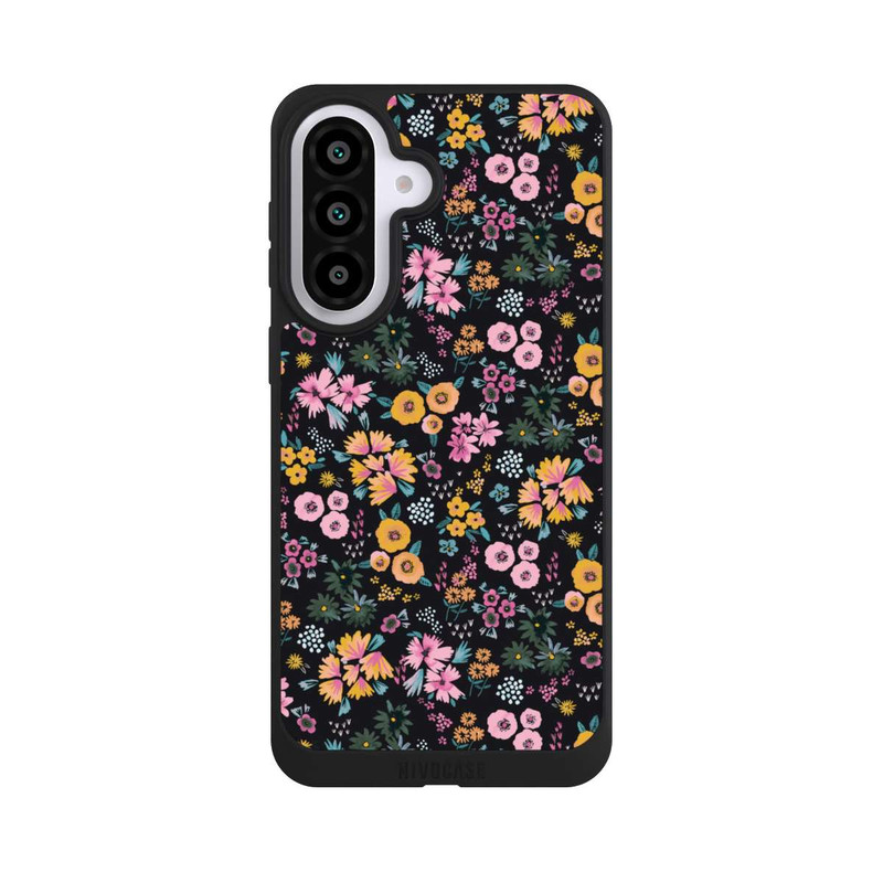 Galaxy A57 5G NIVOpure Little Flowers Multi Black 2
