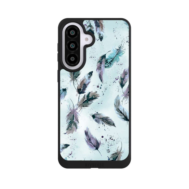 Galaxy A57 5G NIVOpure Magische Federn Sanftes Blau
