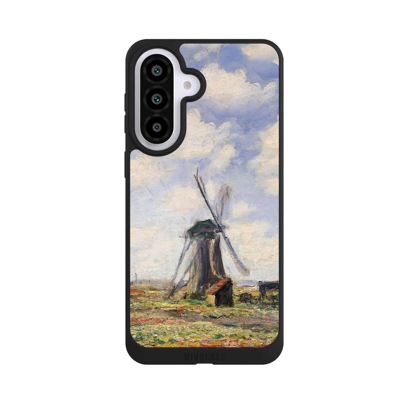 Galaxy A57 5G NIVOpure Tulpenfelder mit der Rijnsburger Windmühle von Claude Monet