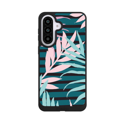 Samsung Galaxy A57 5G NIVOpure Pastel Jungle Leaves Pink Teal Seamless