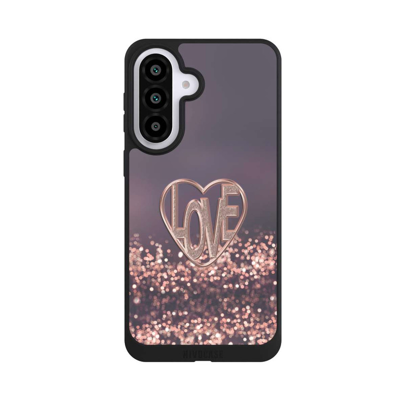 Galaxy A57 5G NIVOpure Love Glitter Pink
