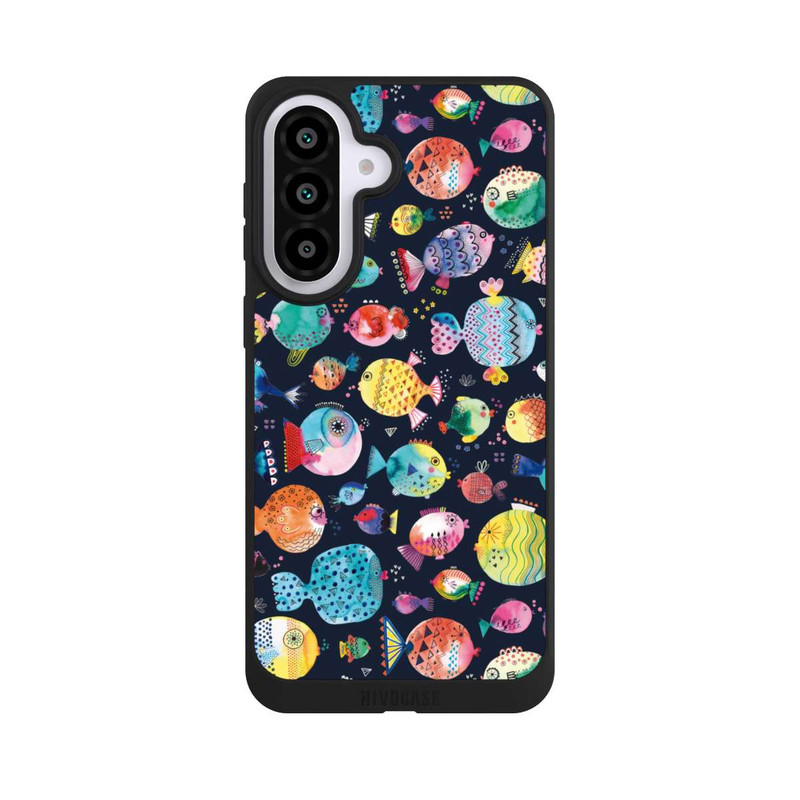 Galaxy A57 5G NIVOpure Beach Puffer Fishes Kids Navy