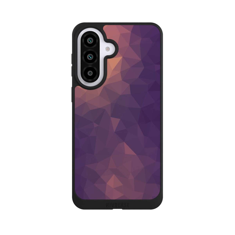 Galaxy A57 5G NIVOpure Polygonal Mosaic Rouge/Violet