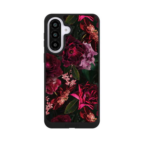 Samsung Galaxy A57 5G NIVOpure Dark Red and Pink Flowers