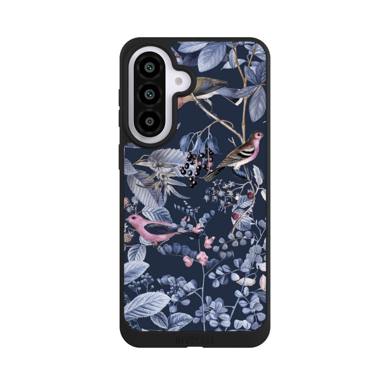 Galaxy A57 5G NIVOpure Oiseaux et Baies Bleu