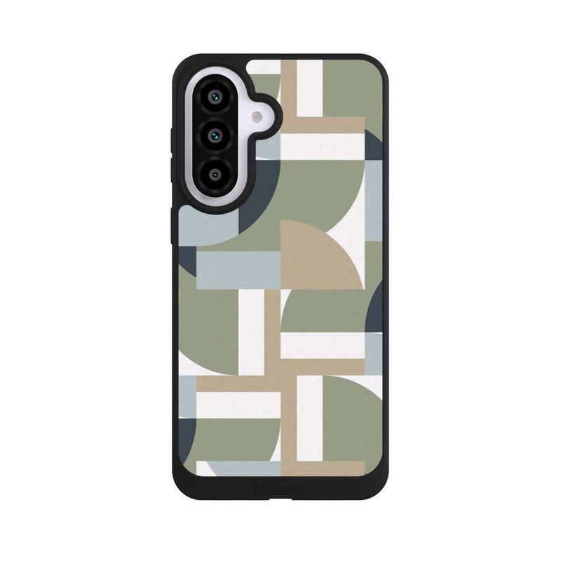 Galaxy A57 5G NIVOpure Futuristic Bauhaus Polygons Beige