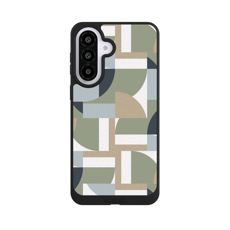 Galaxy A57 5G NIVOpure Futuristic Bauhaus Polygons Beige