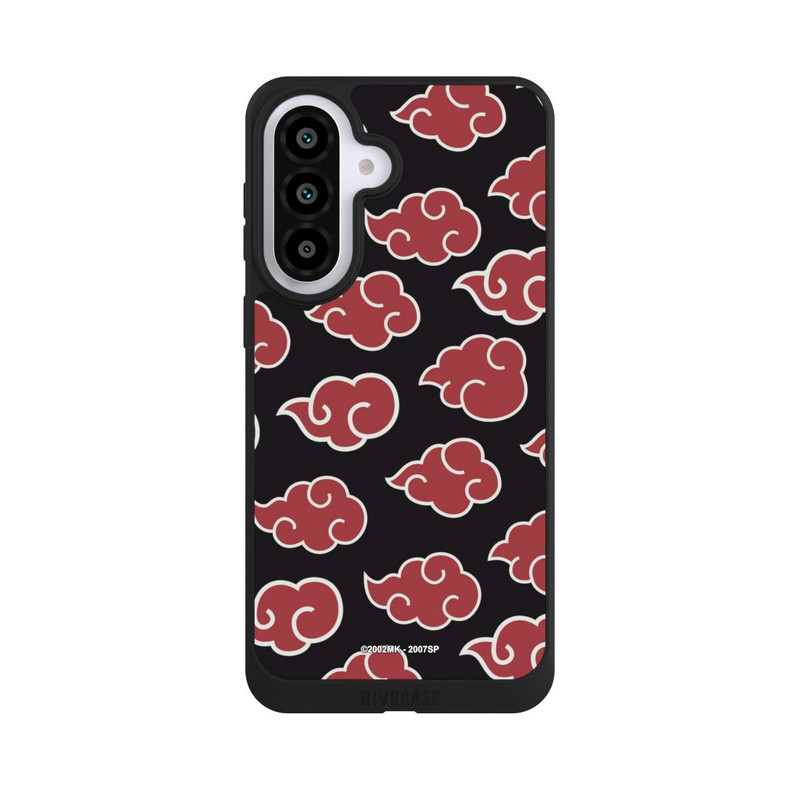 Galaxy A57 5G NIVOpure Akatsuki Pattern Black Big