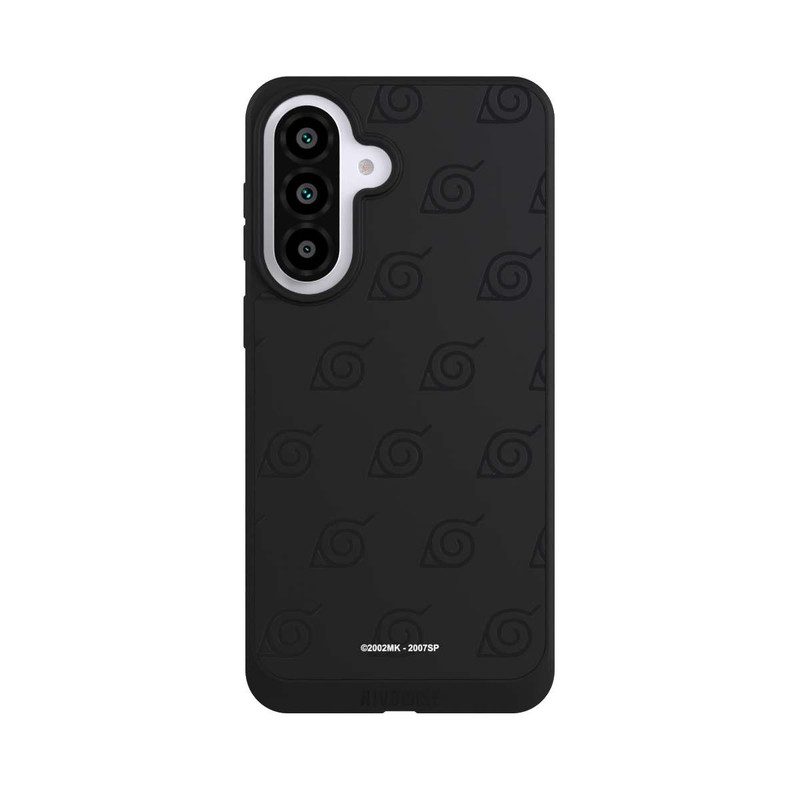 Galaxy A57 5G NIVOpure Black Konoha Pattern Transparant