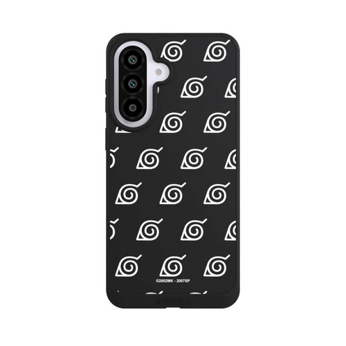 Samsung Galaxy A57 5G NIVOpure Konoha Pattern Blanc sur Fond Transparent