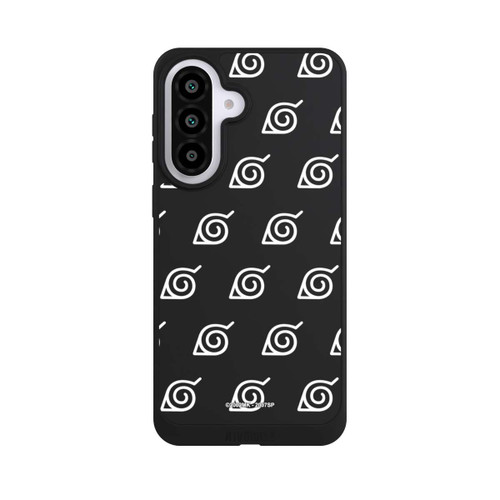 Samsung Galaxy A57 5G NIVOpure white Konoha-Pattern Transparent