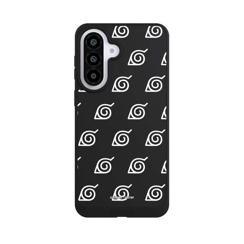 Galaxy A57 5G NIVOpure white Konoha-Pattern Transparent