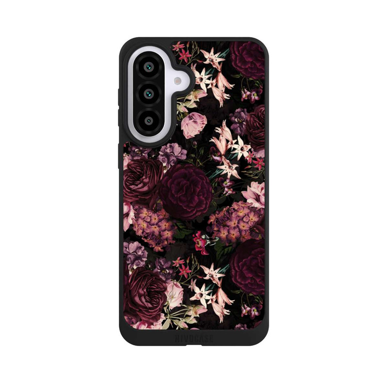Galaxy A57 5G NIVOpure Blumentapete dunkelviolett