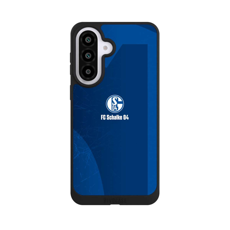 Galaxy A57 5G NIVOpure Schalke 04 Blauer Hintergrund Mit Logo
