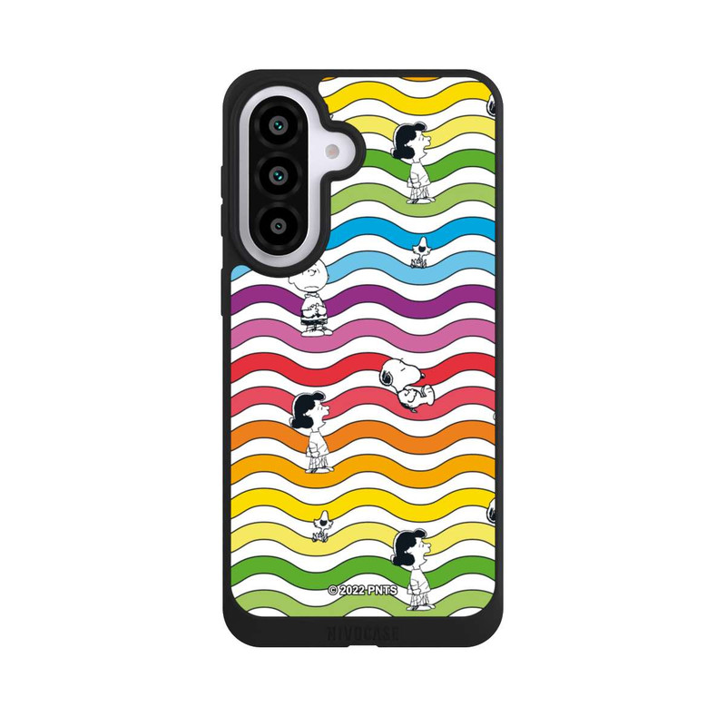 Galaxy A57 5G NIVOpure Snoopy Pattern Arc-en-ciel