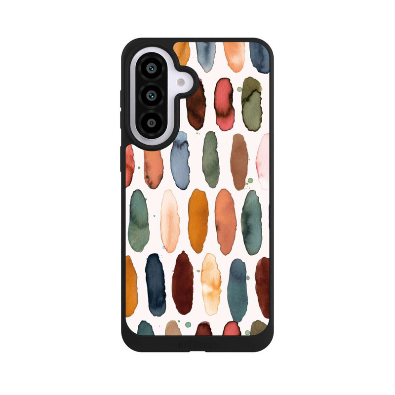 Galaxy A57 5G NIVOpure Watercolor Dashes Mineral Terracotta