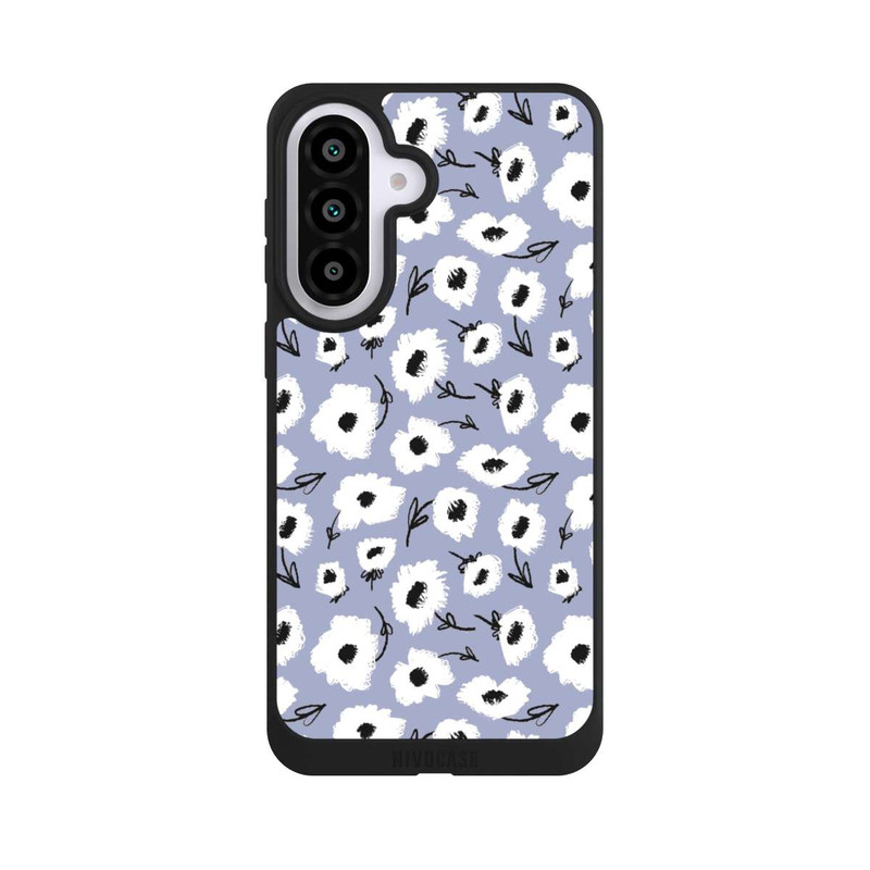 Galaxy A57 5G NIVOpure Blumenmuster Lila