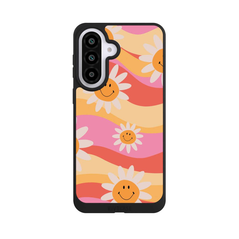 Galaxy A57 5G NIVOpure Retro Smiles Orange Colorful