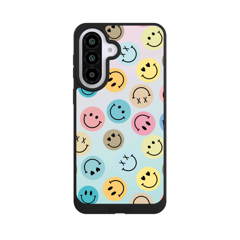 Galaxy A57 5G NIVOpure Smiles Emotes Pattern Colorful