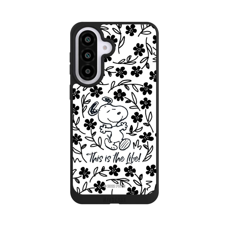 Galaxy A57 5G NIVOpure Snoopy schwarz und weiß This Is The Life