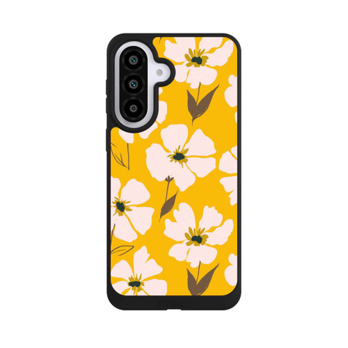 Samsung Galaxy A57 5G NIVOpure Blumenwiese auf Gelb Ocker