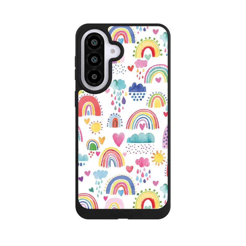 Galaxy A57 5G NIVOpure Lovely Rainbows Multi Red