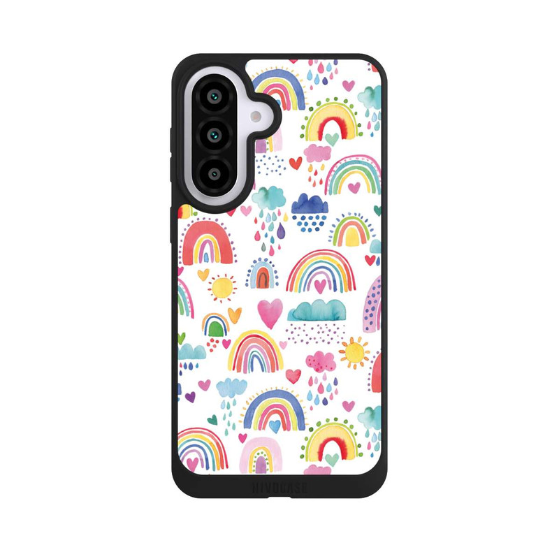 Galaxy A57 5G NIVOpure Lovely Rainbows Multi Red