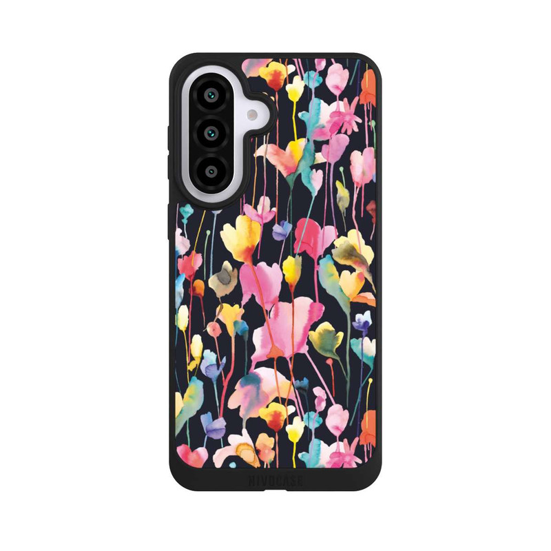 Galaxy A57 5G NIVOpure Fleurs sauvages Noir