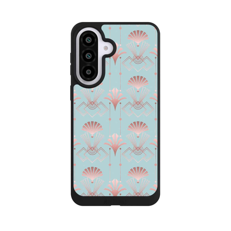 Galaxy A57 5G NIVOpure Art Deco Rose Gold Elegance Blue