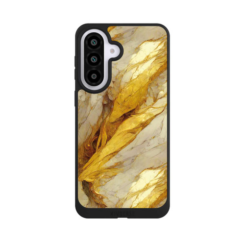 Samsung Galaxy A57 5G NIVOpure Weiße Marmor-Golddruckschichten