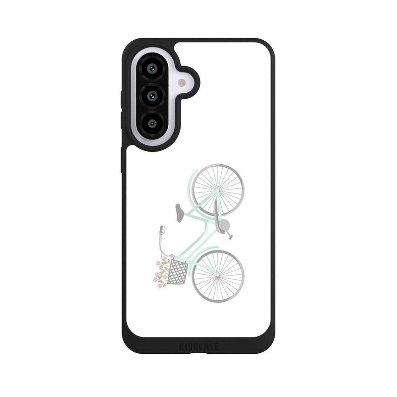 Galaxy A57 5G NIVOpure Retro Fahrrad weißer Hintergrund 