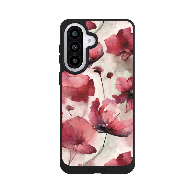 Galaxy A57 5G NIVOpure Wild Poppies Seamless Watercolour with AI