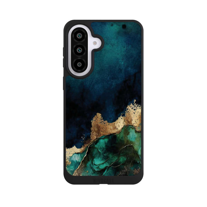 Galaxy A57 5G NIVOpure Petrolblau mit Gold