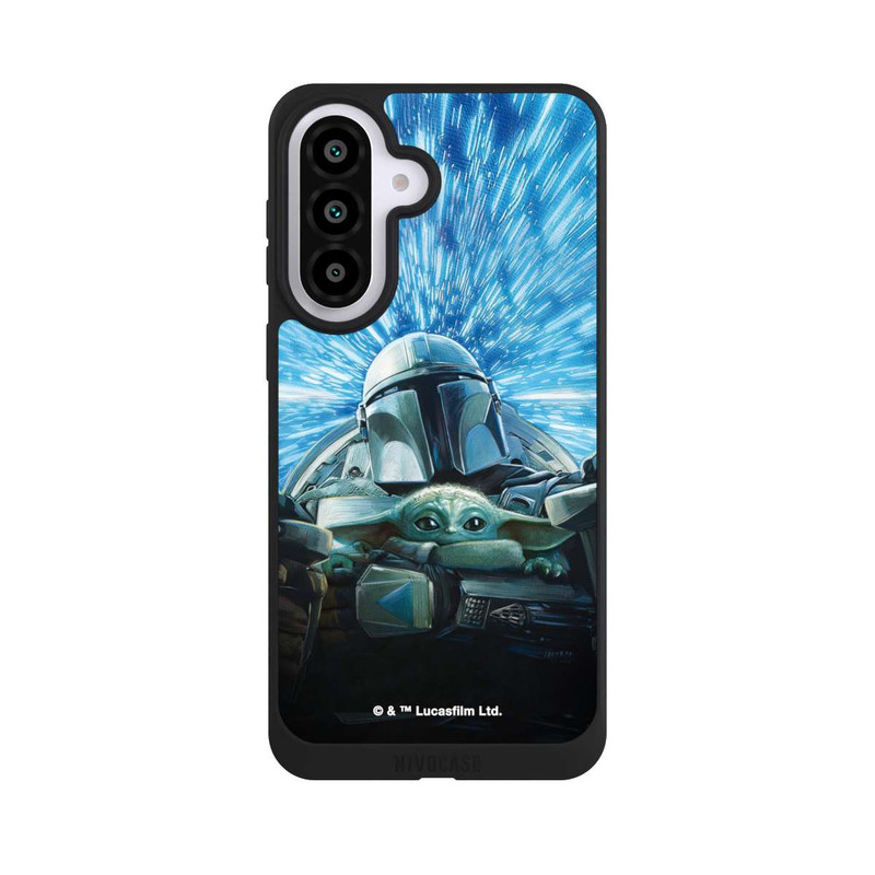 Galaxy A57 5G NIVOpure Grogu et Mando Flying Blue