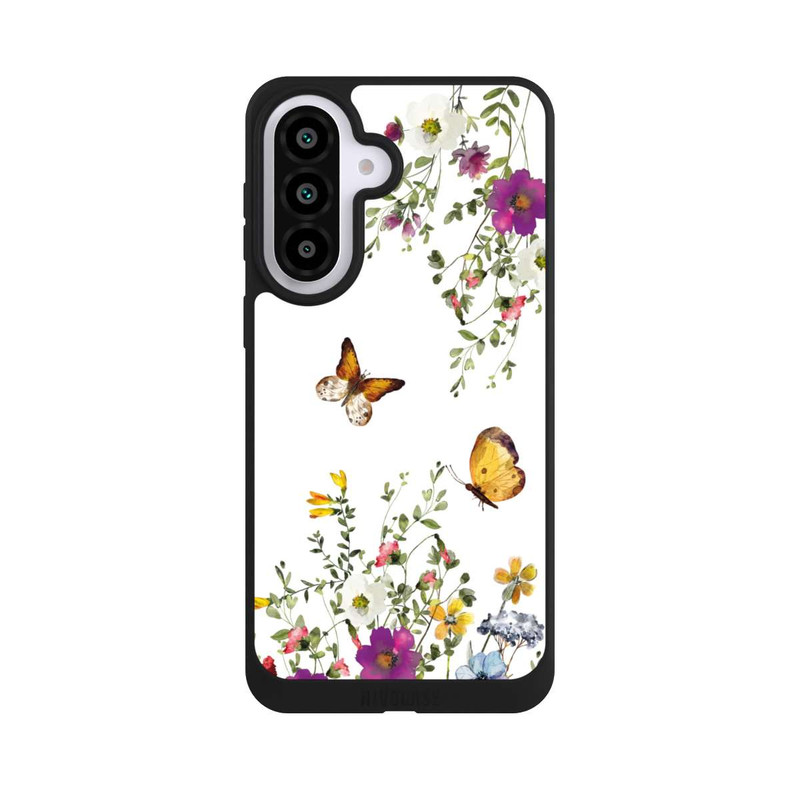 Galaxy A57 5G NIVOpure Papillons et fleurs colorées