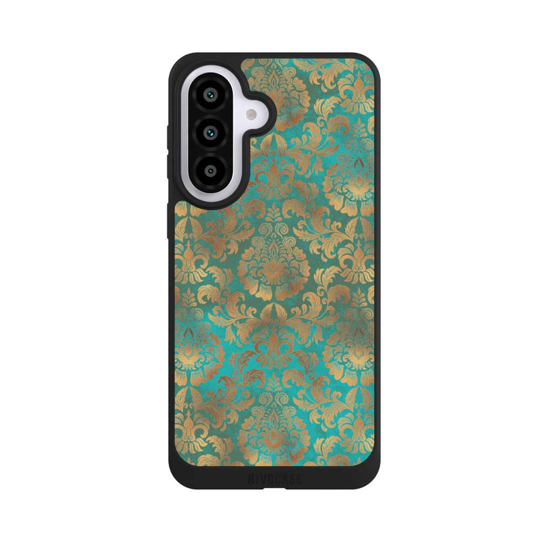 Galaxy A57 5G NIVOpure Damask Wallpaper Turquoise
